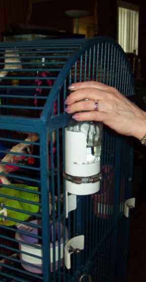 Inserting Water Bottle 4